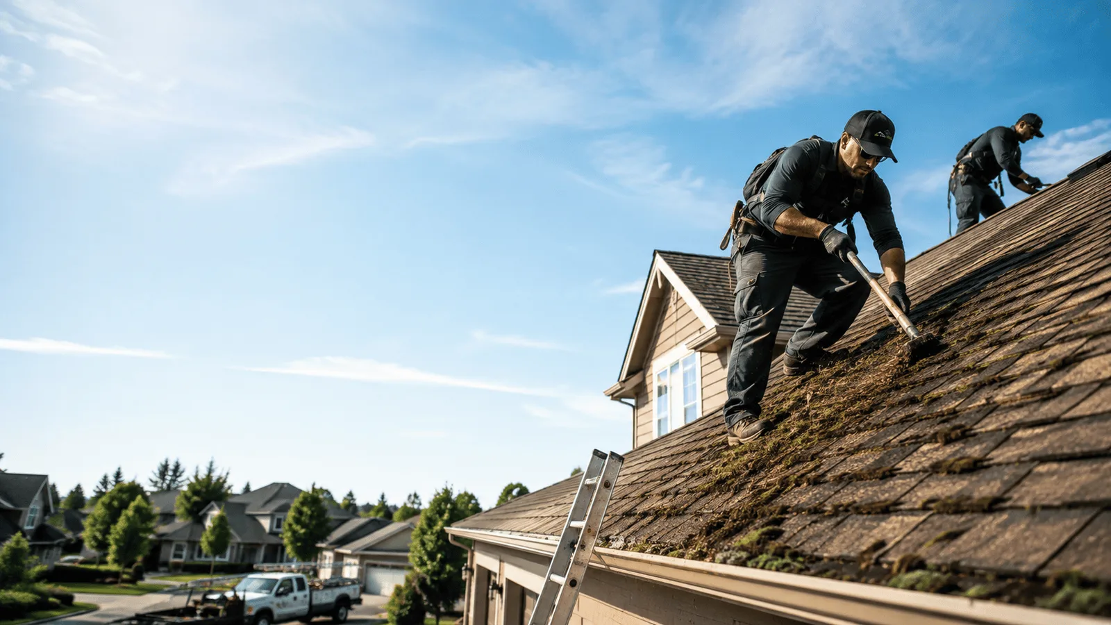 Roof Moss Removal in Oakley, MI near me